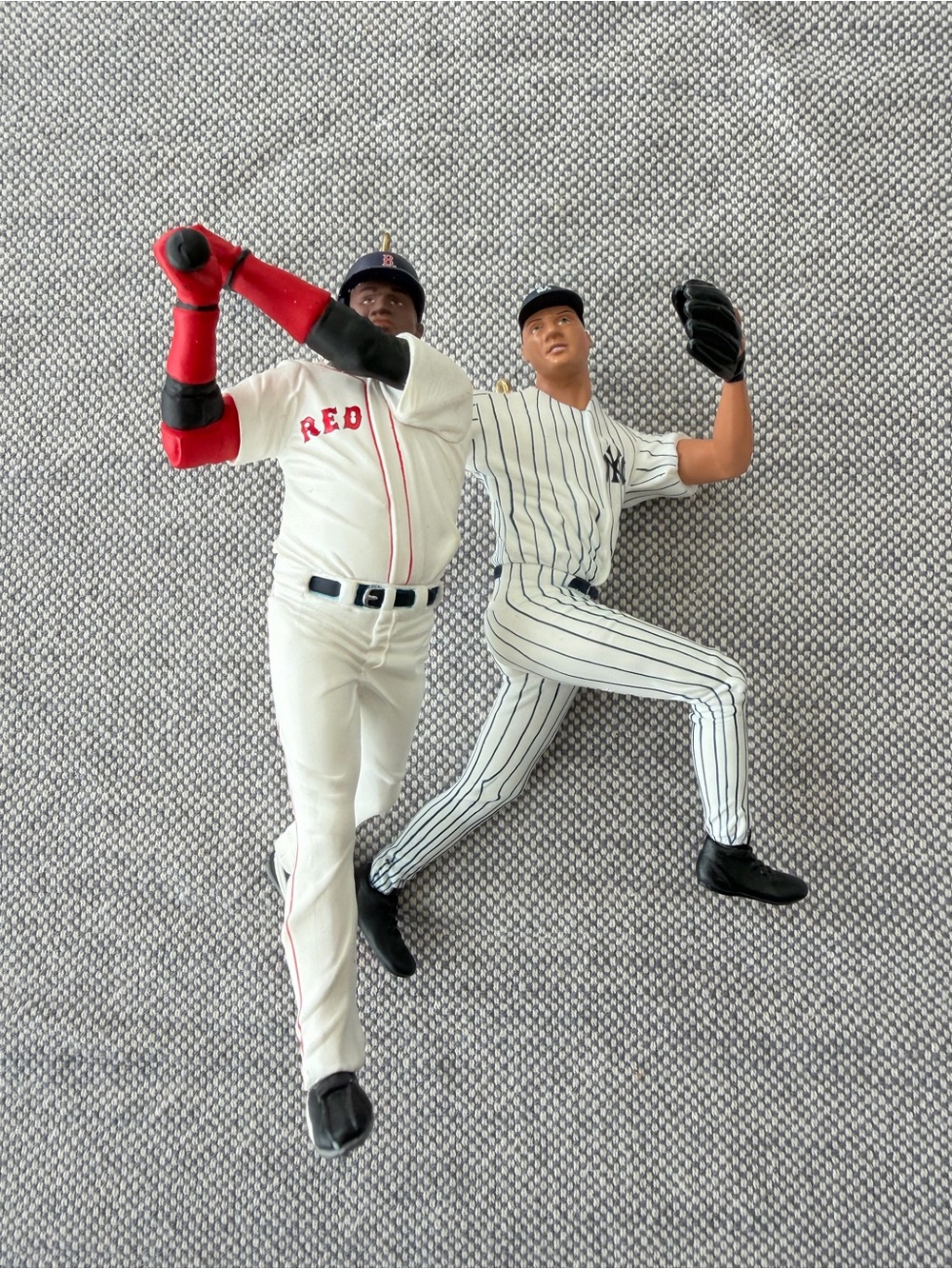Hallmark Keepsake David Ortiz & Derek Jeter Baseball Ornaments Lot w/ Box